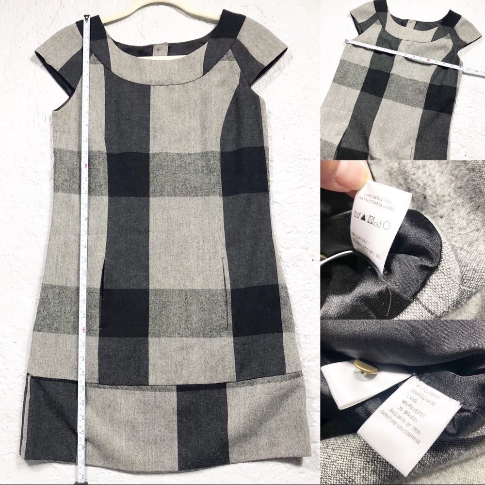 Gentle Fawn Plaid Midi Dress Size Small - Picture 3 of 8